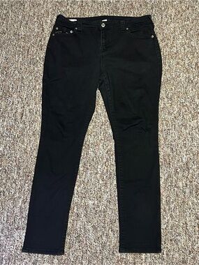 True Religion Men’s Black Low Rise Stella Skinny Ankle Denim Jeans Size 38x31